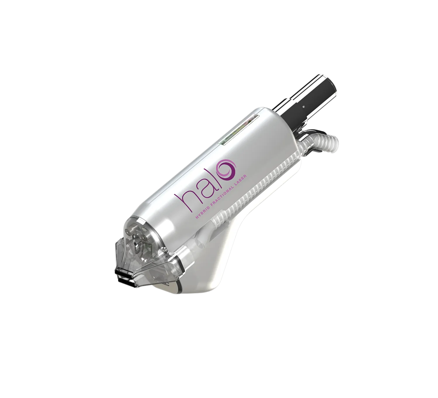 User receiving BBL skin treatment on face.