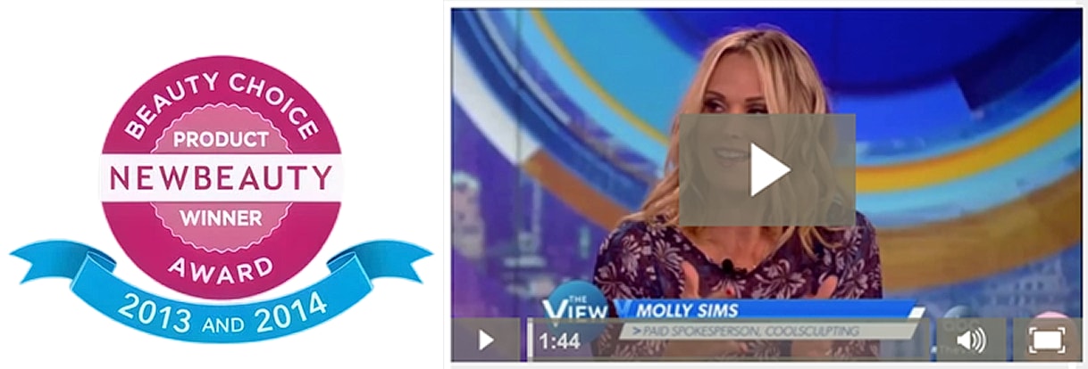 Molly Sims discusses award-winning beauty product.