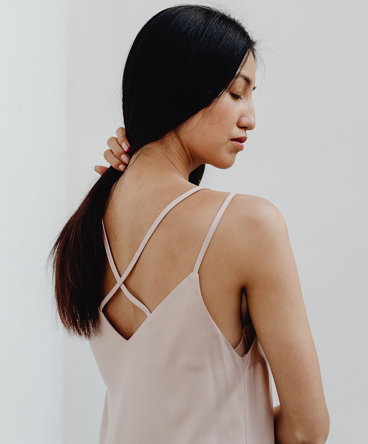 Medical professional preparing patient for procedure.