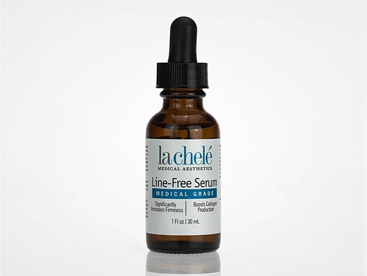 Line-Free Serum in medical-grade bottle
