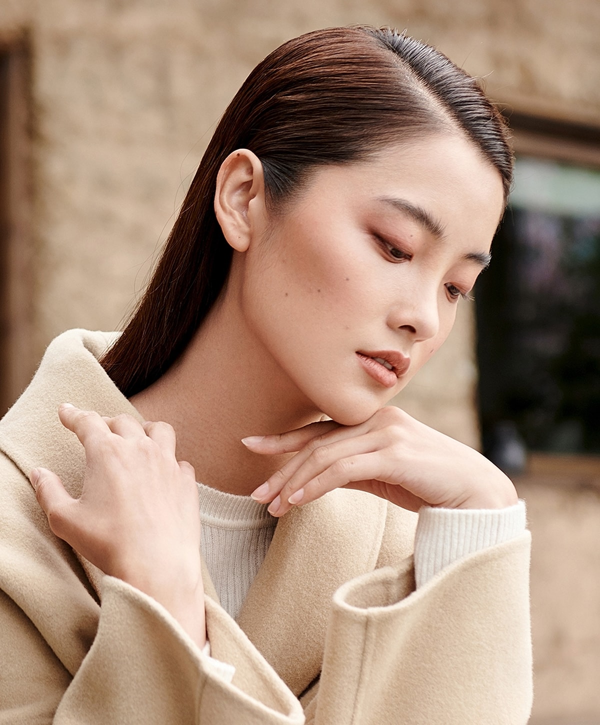 Medical professional preparing patient for procedure.