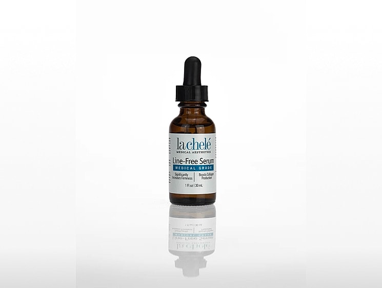 Line-Free Serum in medical grade bottle