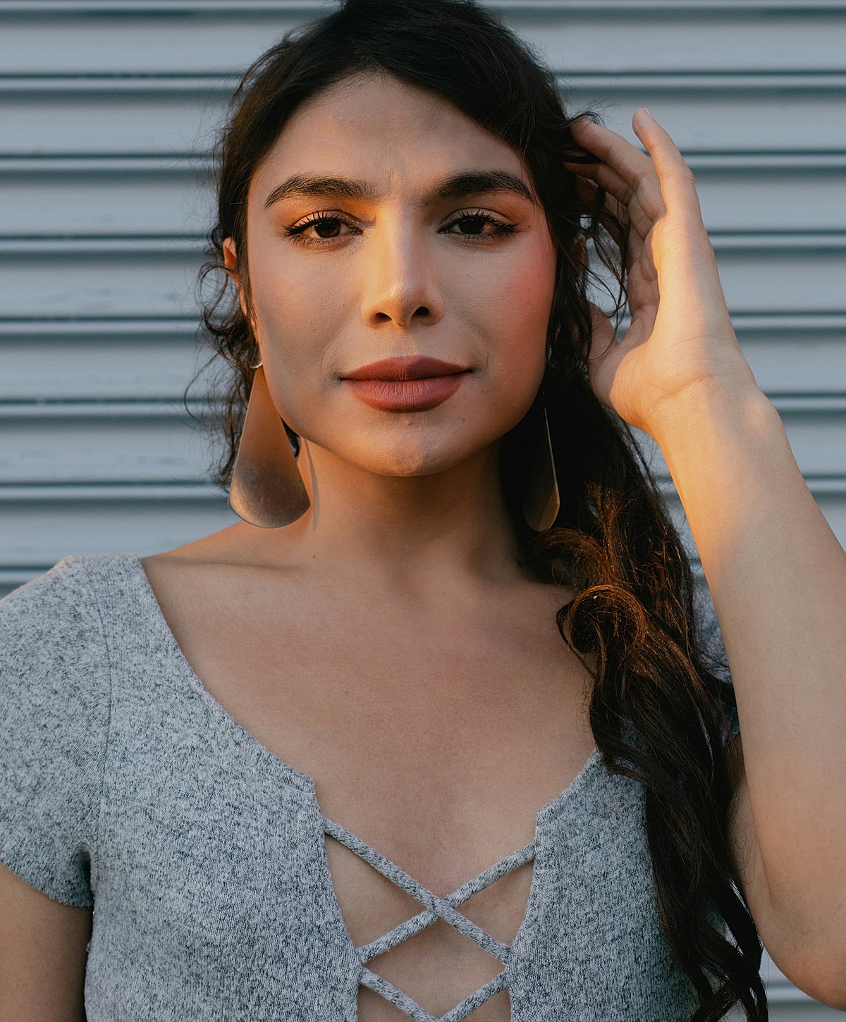 Administering lip filler treatment to a client