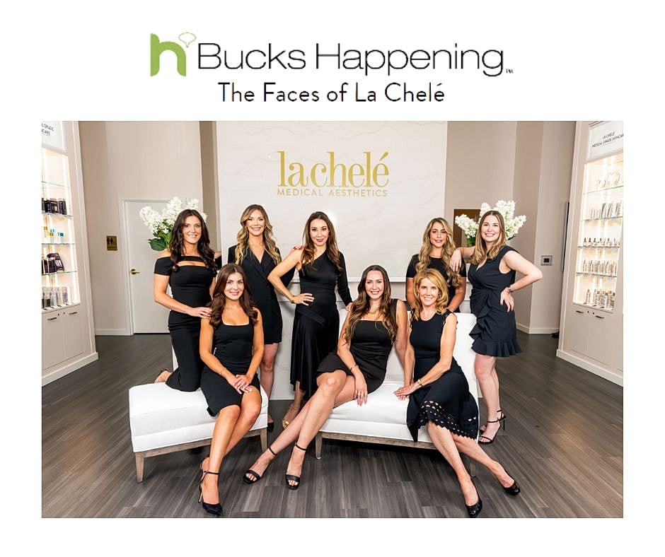 Team of women in black dresses at La Chelé.