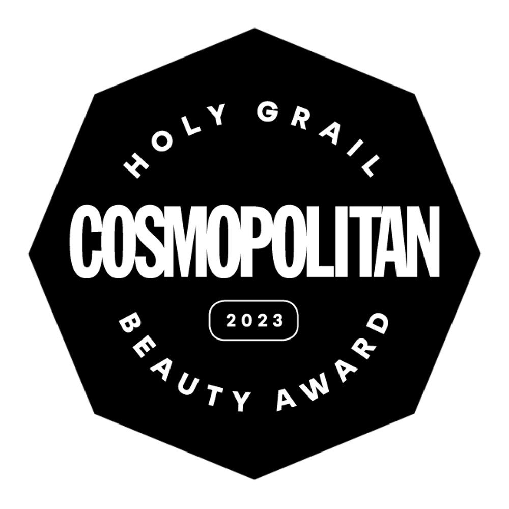 Cosmopolitan 2023 Beauty Award emblem design.