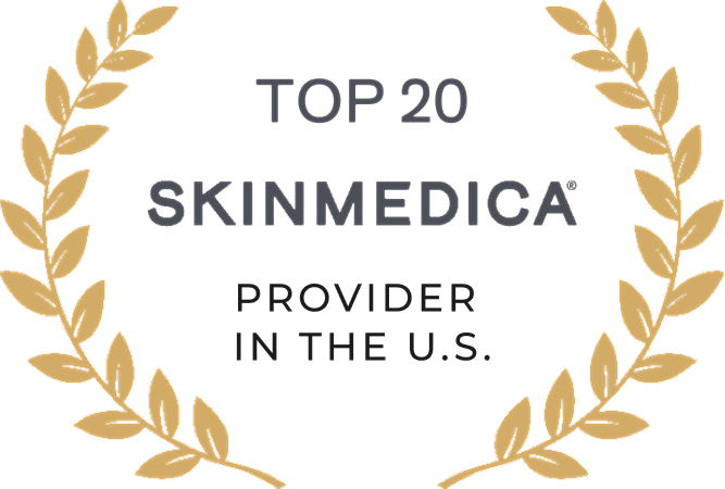 Top 20 SkinMedica provider award badge